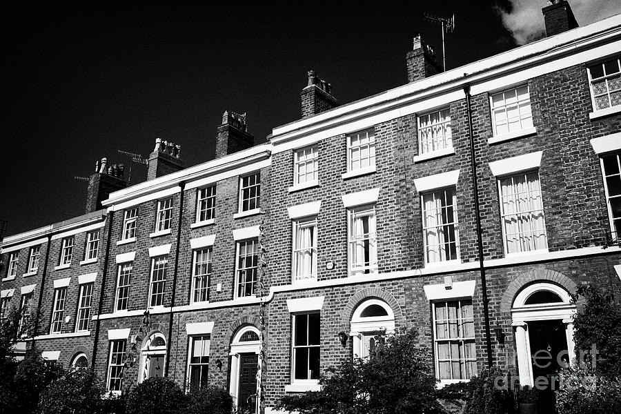 townhouses in hope place quarter Liverpool England UK