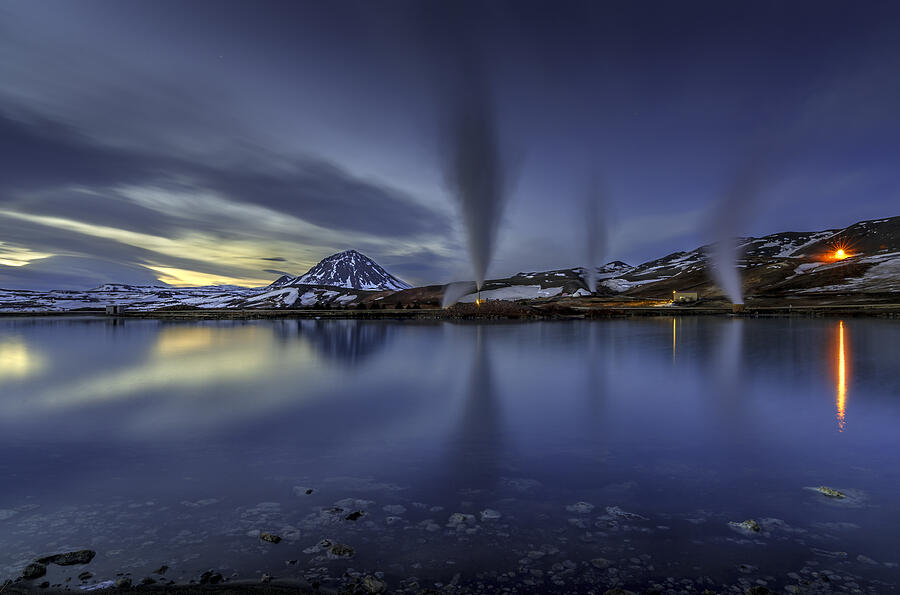 Landscape Photograph - Geothermal Iceland by Abhishek Dey