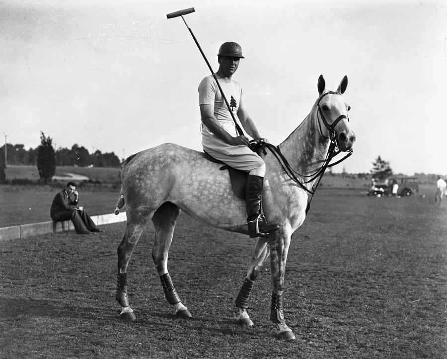 Gerald Balding Of The Greentree Polo Photograph by Bert Morgan