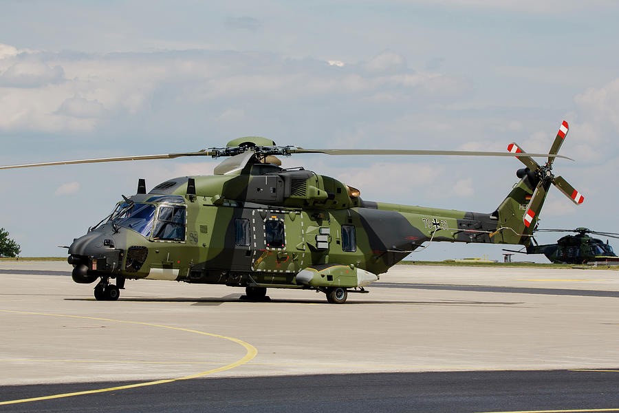 German Army Nh90 Transport Helicopter Photograph by Timm Ziegenthaler
