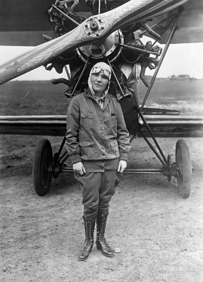 German Aviator Baroness Von Photograph by Keystone-france