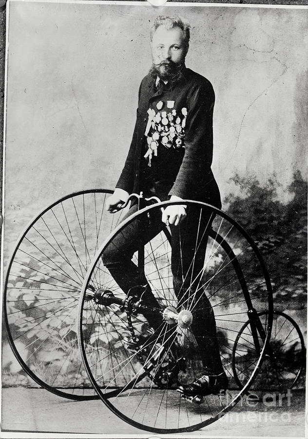 German Bicylist With Medals Photograph by Bettmann