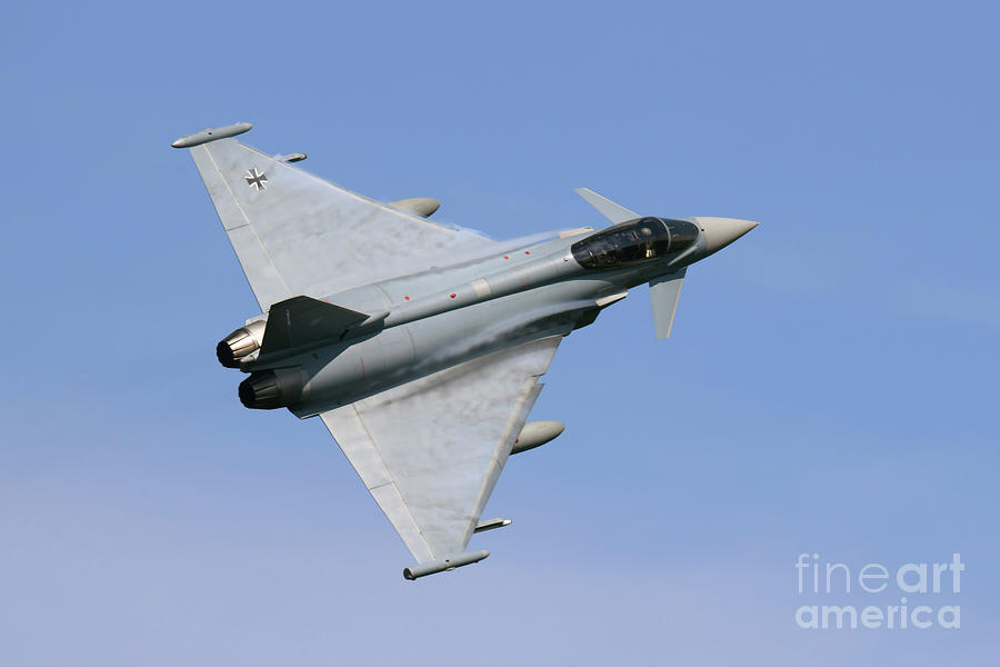 Airplane Photograph - German Eurofighter Typhoon by Us Air Force, Gertrud Zach/science Photo Library