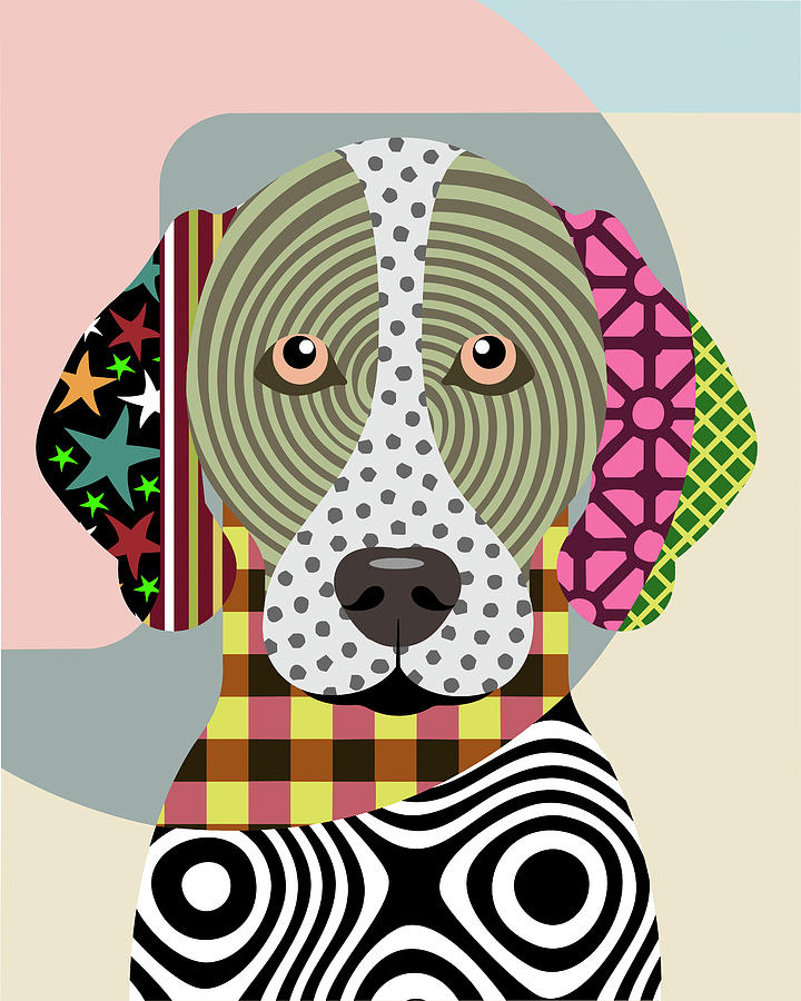 Animal Digital Art - German Shorthaired Pointer by Lanre Adefioye