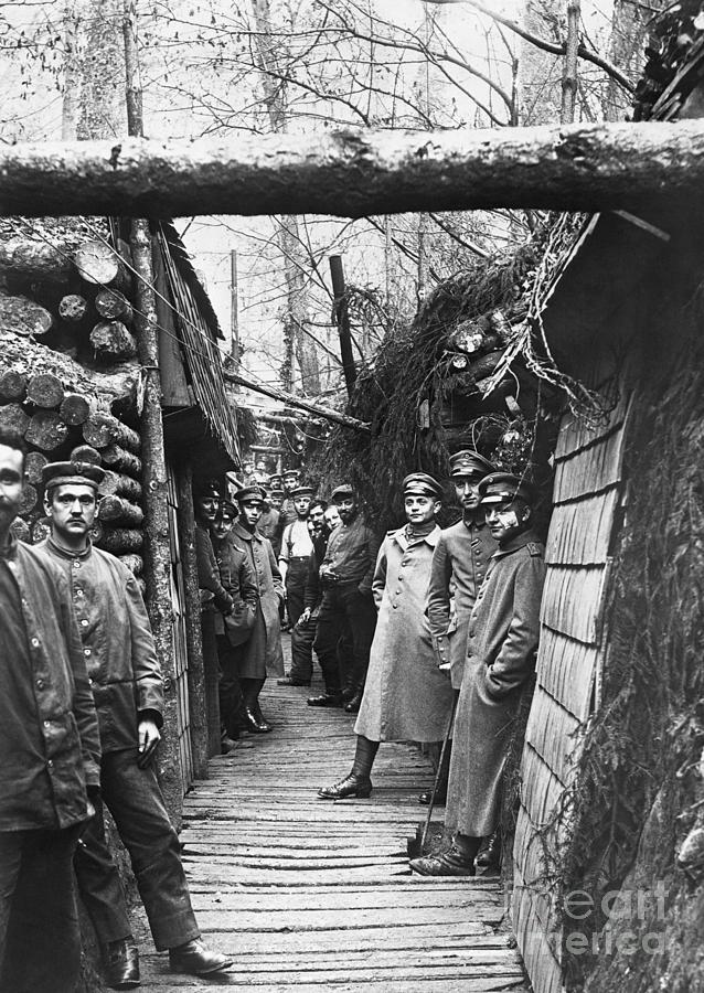 German Trenches On The Western Front Photograph by Bettmann