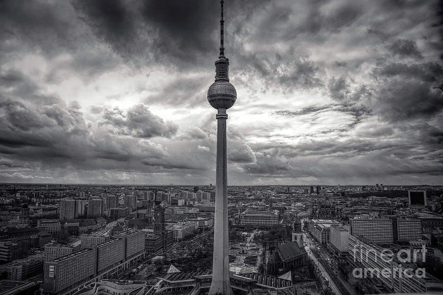 Black And White Photograph - Germany - Berlin Panorama by Stefano Senise
