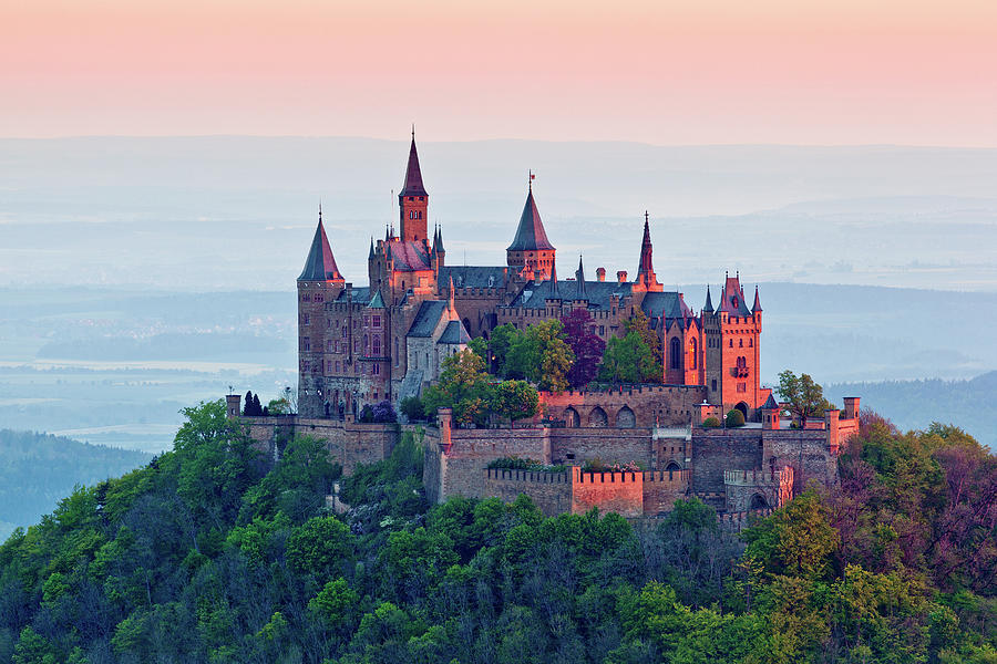 Germany, Hohenzollern Castle Digital Art by Reinhard Schmid