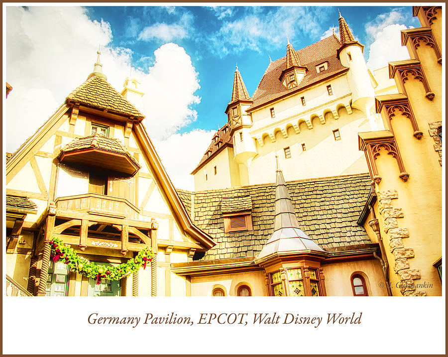 Germany Pavilion, EPCOT, Walt Disney World Photograph by A Macarthur Gurmankin