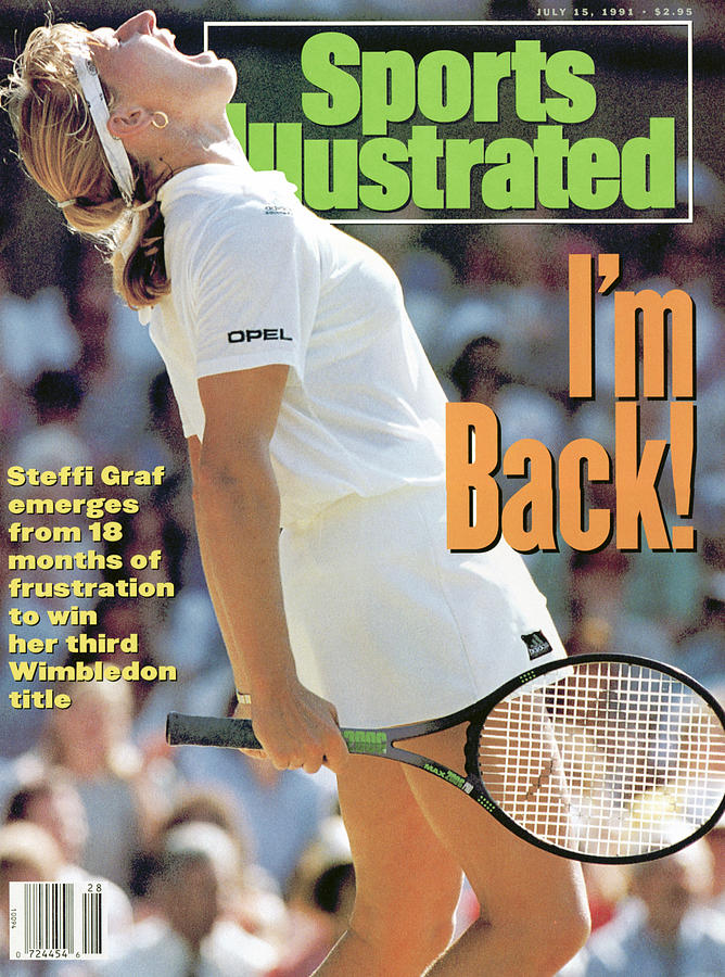 Germany Steffi Graf, 1991 Wimbledon Sports Illustrated Cover Photograph by Sports Illustrated