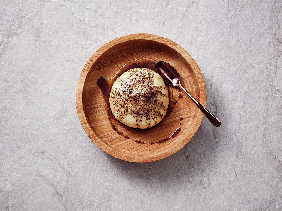 Germkndel yeast Dumpling Filled With Plum Jam With Poppyseeds And Melted Butter Photograph by Tre Torri