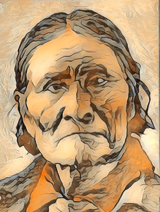 Geronimo, Apache Leader Digital Art by Ernest Smith - Fine Art America