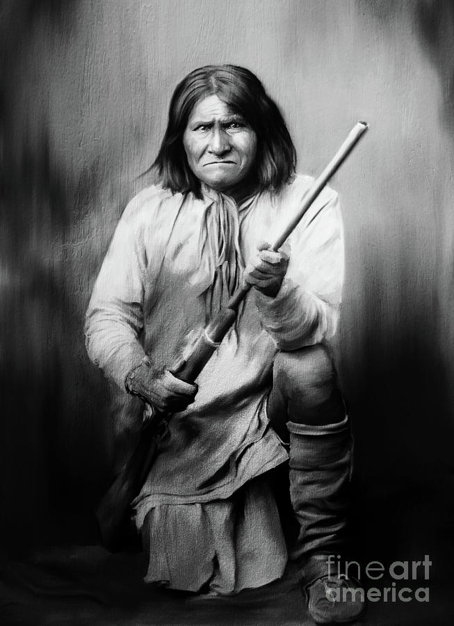 Geronimo Art 67B Painting by Gull G