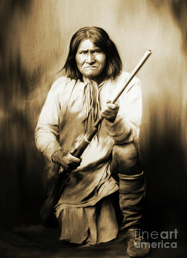 Geronimo Art b5t Painting by Gull G
