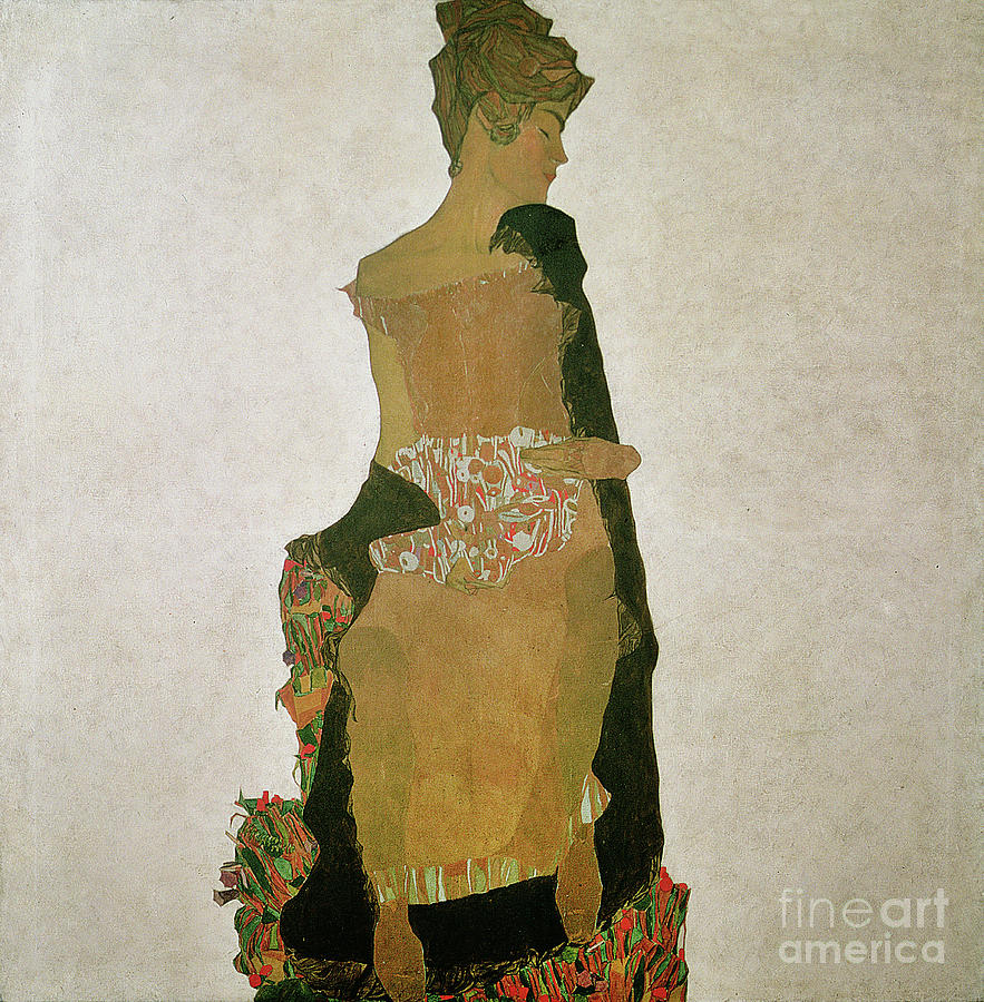 Egon Schiele Painting - Gerti Schiele, 1909 by Egon Schiele