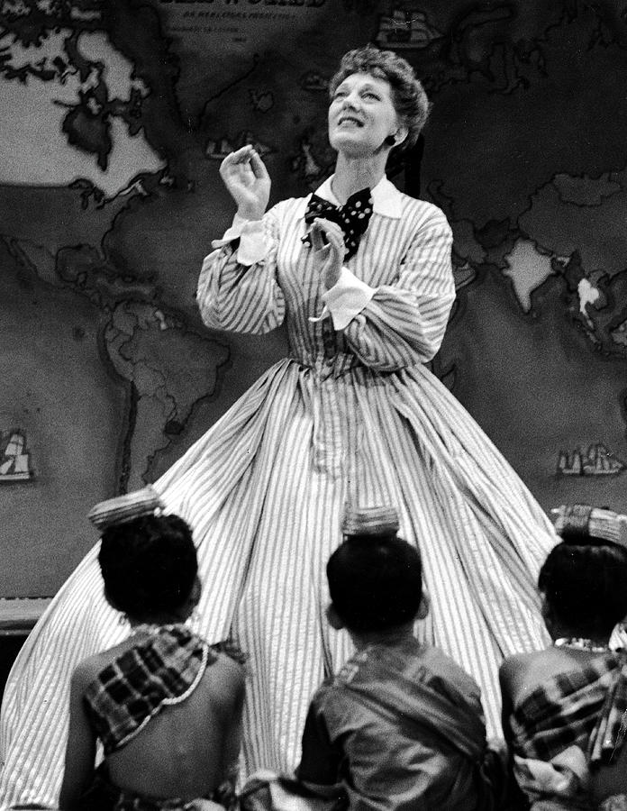 New York City Photograph - Gertrude Lawrence In The King And I by W Eugene Smith