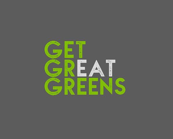 Get Great Greens - green and gray Drawing by Charlie Szoradi