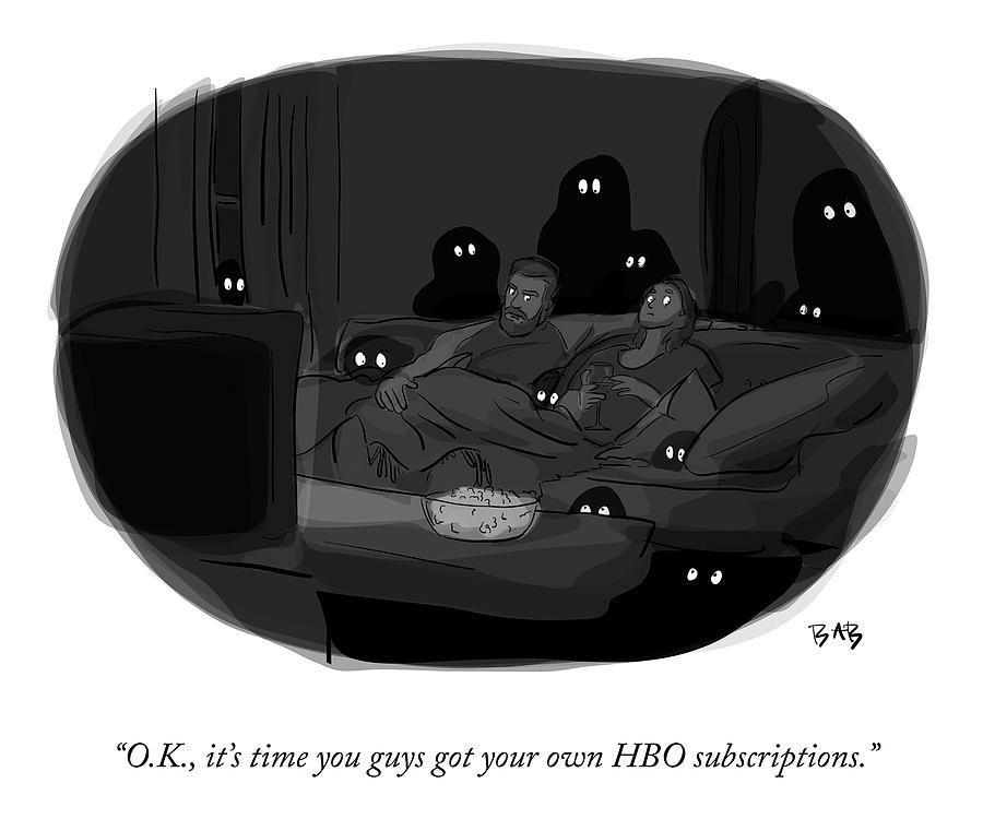 Get Your Own HBO Subscription Drawing by Brooke Bourgeois