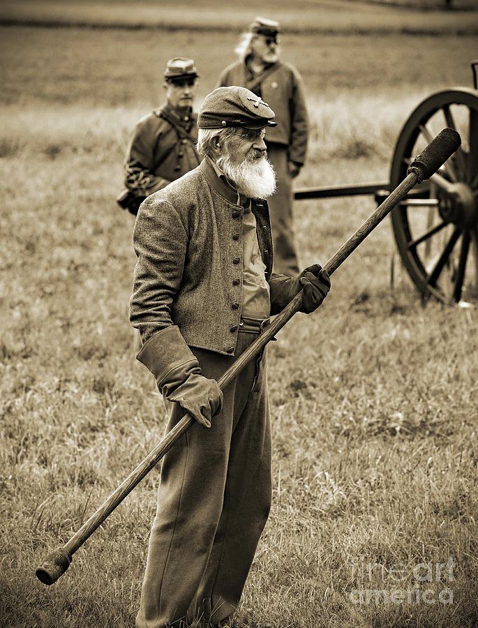 Gettysburg Battlefield - Confederate Artilleryman #2 Photograph