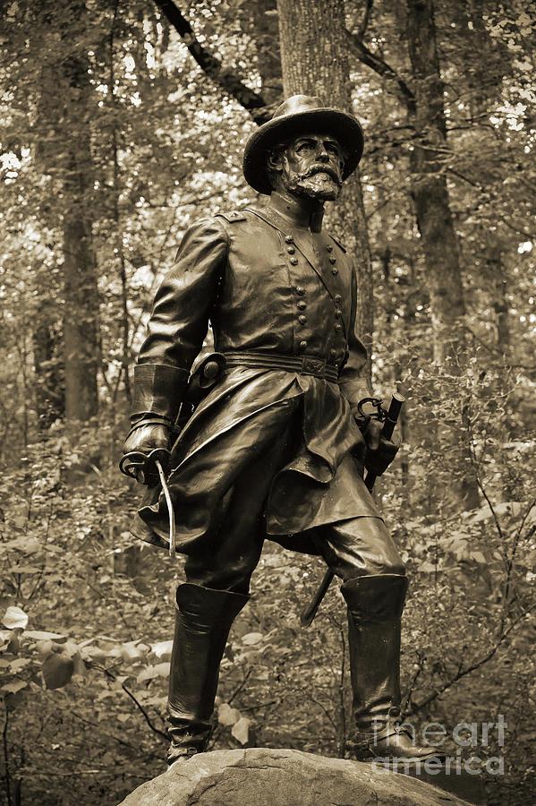 Abraham Lincoln Photograph - Gettysburg Battlefield - Maj. William Wells by Cindy Treger
