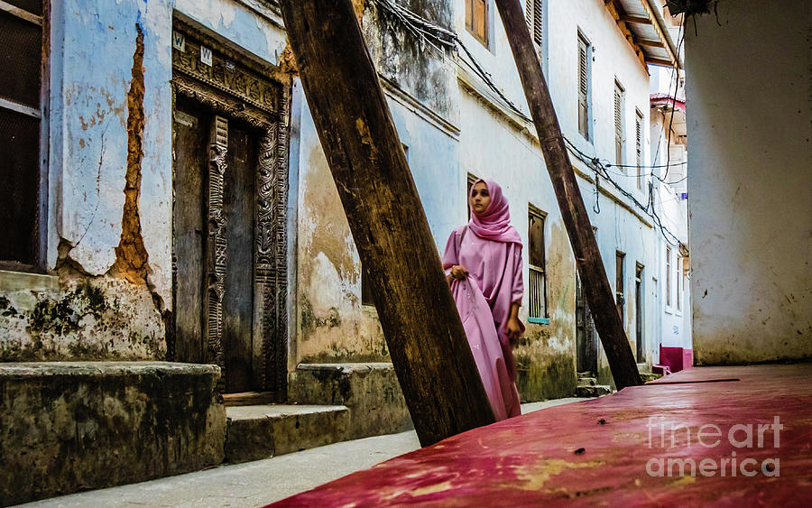 Ghost in the picture. Stone Town, Zanzibar Photograph by Lyl Dil Creations