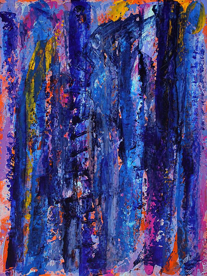 Ghost in the Trees original painting Painting by Sol Luckman