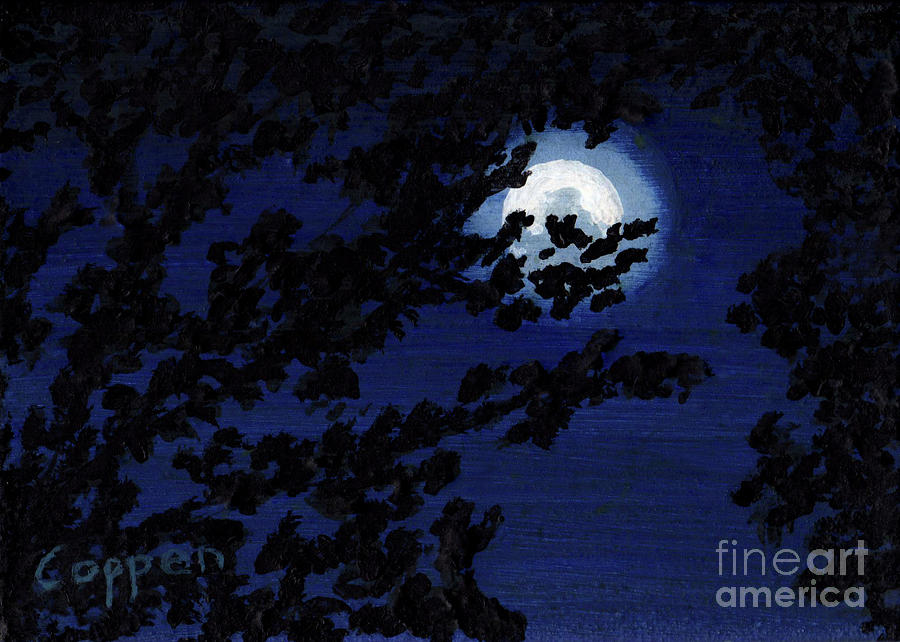 Ghost Moon Painting by Robert Coppen