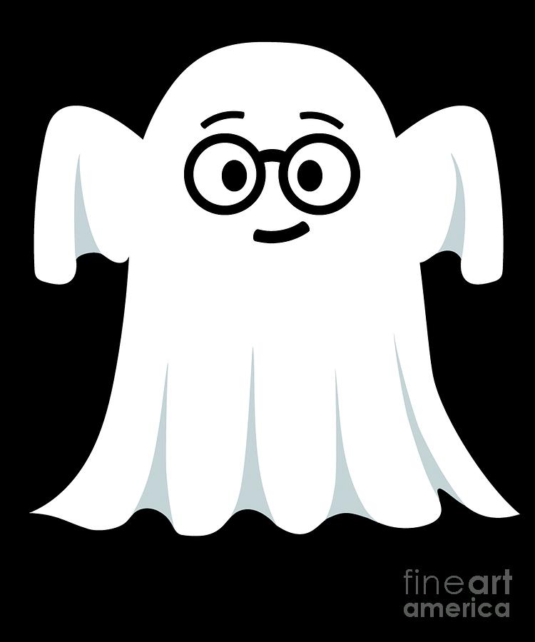 Ghost Nerdy Digital Art by Carlos Ocon - Fine Art America