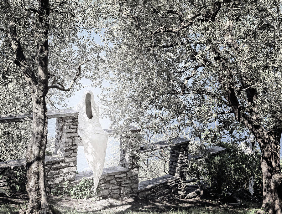 Ghost Of Vezio Castle Lake Como Italy II Photograph by Joan Carroll