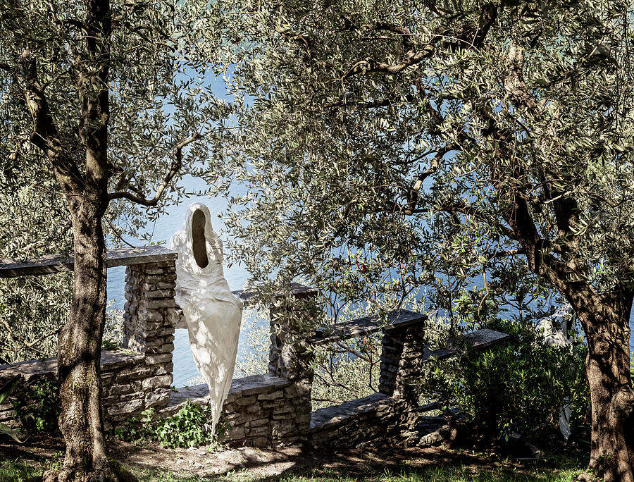 Ghost of Vezio Castle Lake Como Italy Photograph by Joan Carroll