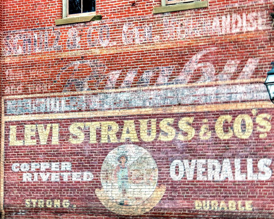 Ghost Sign Photograph by Jerry Sodorff