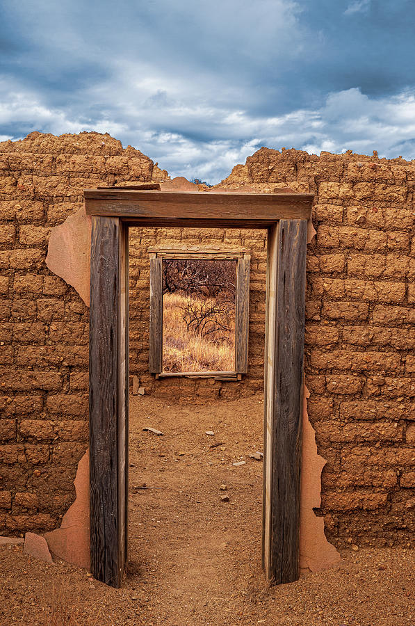 Ghost Town Doorway Ruby Arizona by Gene Martin Photograph by David Smith
