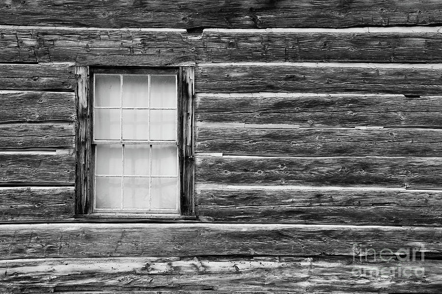 Ghost Town Log Cabin Nevada City Montana Photograph by Edward Fielding