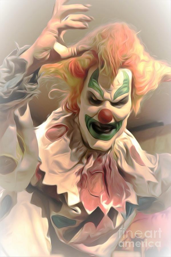 Ghostly Clown Photograph by Mesa Teresita