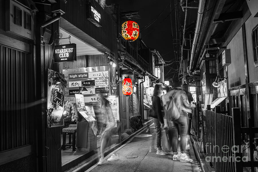 Ghosts at Pontocho Alley Photograph by Eva Lechner