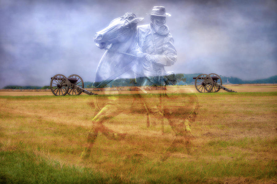 Ghosts of Gettysburg Longstreet Digital Art by Randy Steele