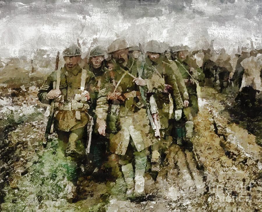 Ghosts of WWI Painting by Esoterica Art Agency