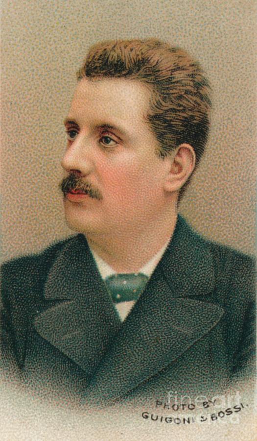 Giacomo Puccini 1858-1924 Italian Drawing by Print Collector