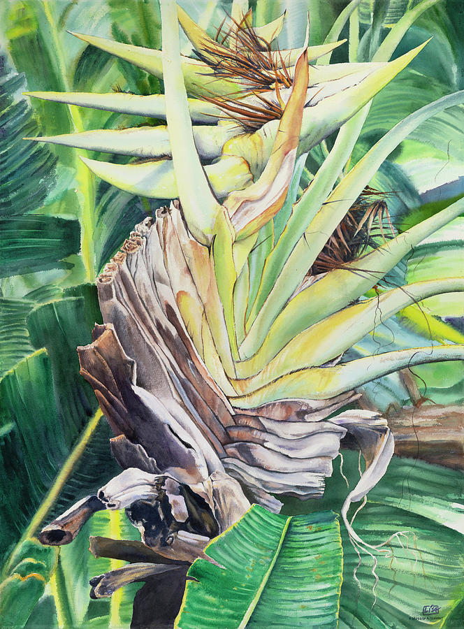 Giant Bird of Paradise Painting by Lisa Tennant