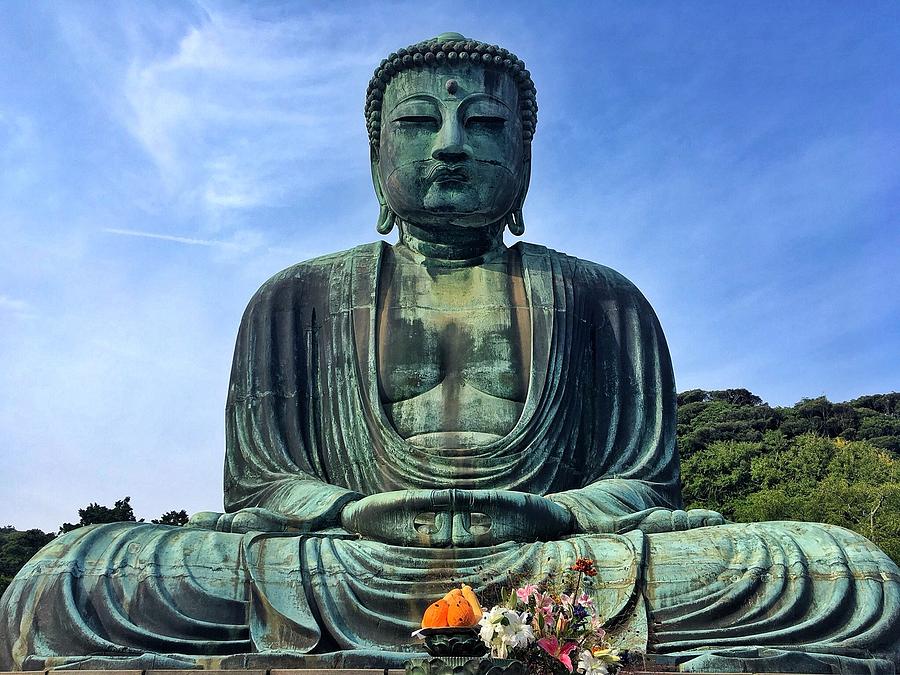 Giant Buddha of Kamakura Photograph by Nik R-H