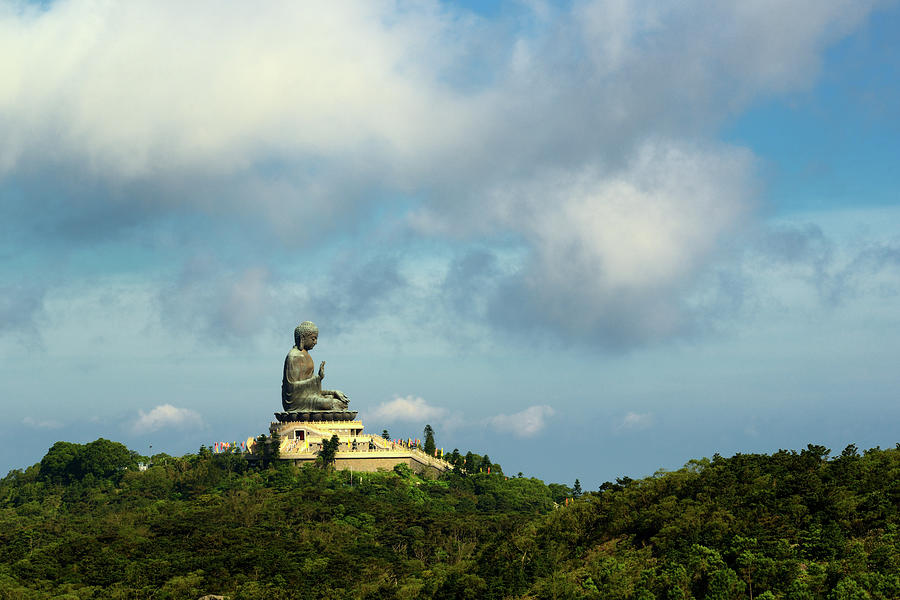 Giant Buddha Photograph by Wilfred Y Wong