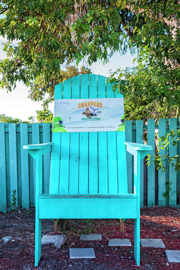 Giant Chair, Key Largo, Fl Digital Art by Lumiere