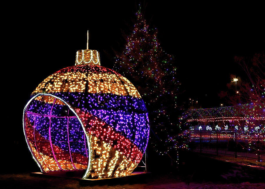 Giant Christmas Ornament Photograph by Susan Rissi Tregoning