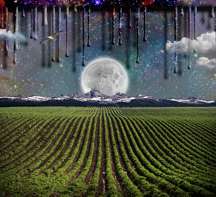 Giant Moon Rises Over The Mountains by Bruce Rolff Giant Moon Rises Over The Mountains by Bruce Rolff