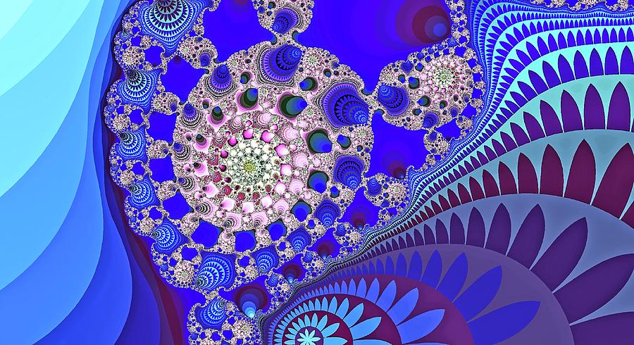 Giant Mountain Spiral Blue Digital Art by Don Northup