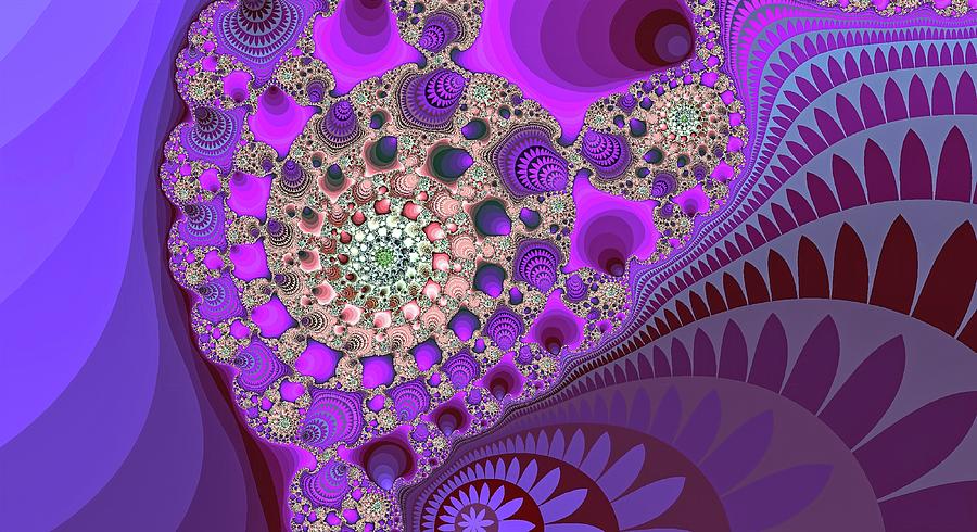 Giant Mountain Spiral Purple Digital Art by Don Northup