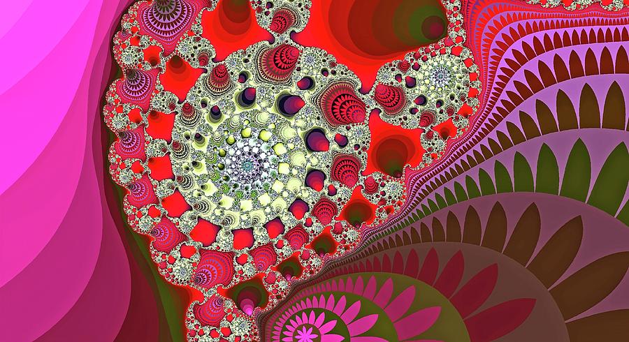 Giant Mountain Spiral Red Digital Art by Don Northup