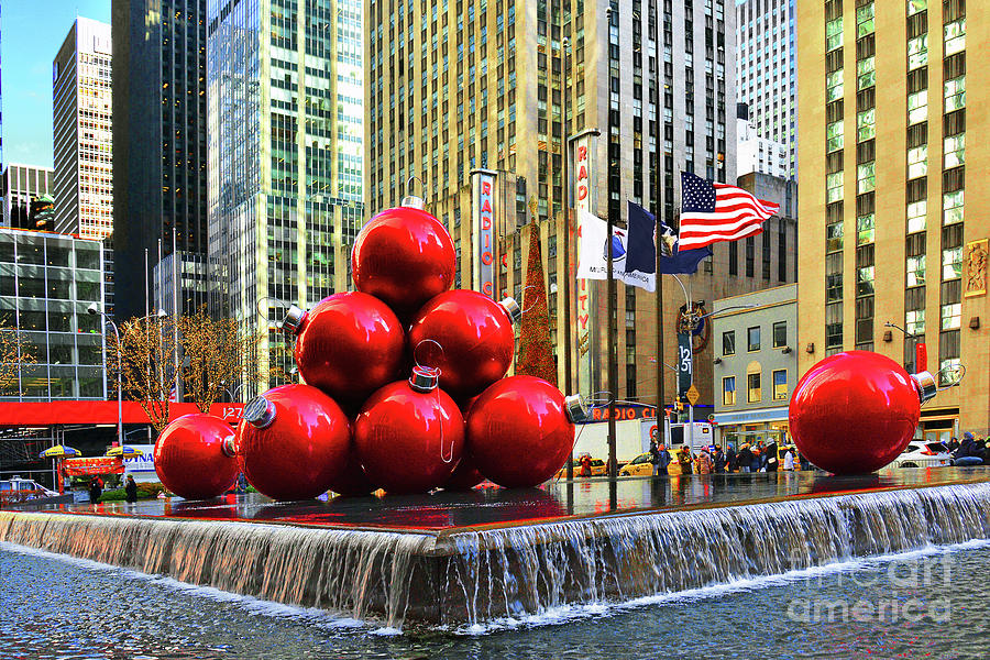 NYC Cityscape Christmas Ornament