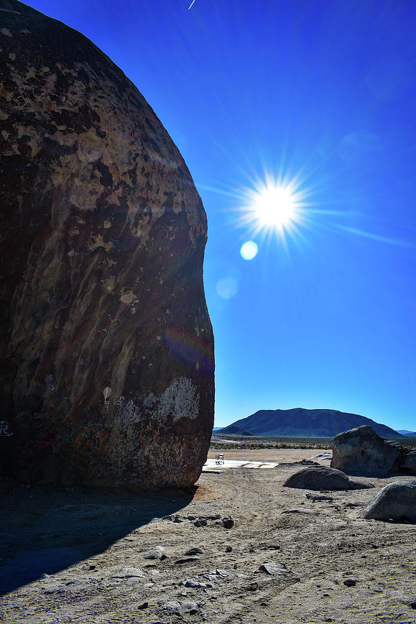 Giant Rock Photograph - Giant Rock in Landers, California by Sydney Williams