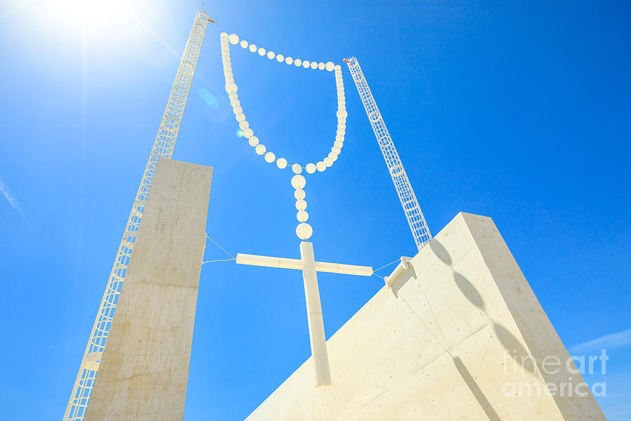 Giant Rosary in fatima Photograph by Benny Marty