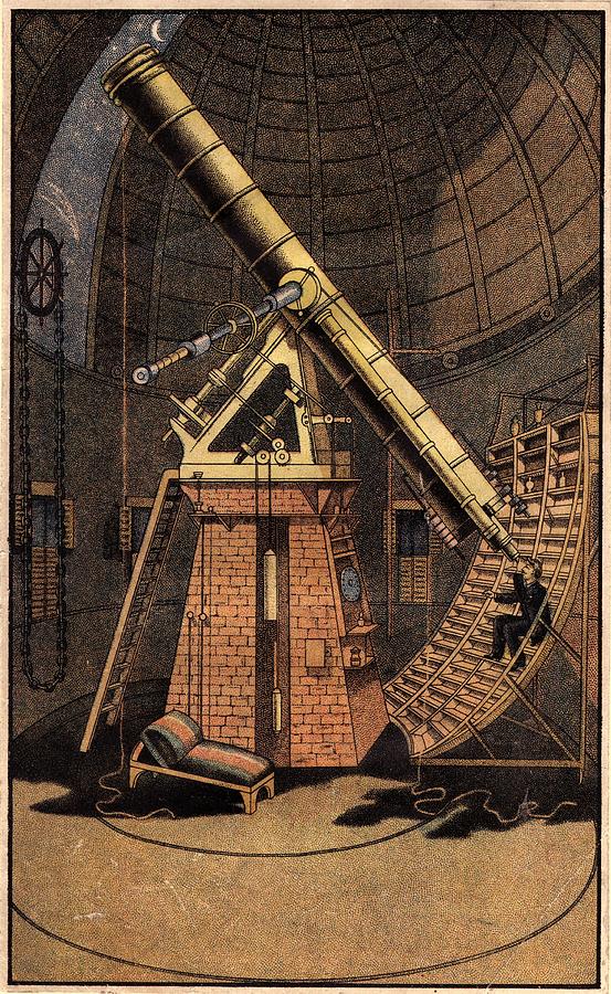 Giant Telescope Photograph by Hulton Archive